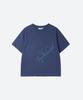MOONSUN M.C Unisex, 38Tm Oversized T-Shirt / Navy