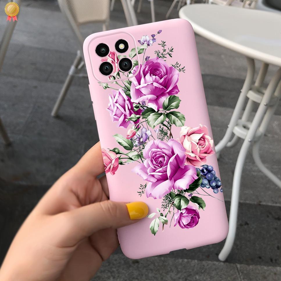 For Samsung A22 A22S 5G Case Cute Flower Butterfly Shockproof Silicone TPU Cover For Samsung Galaxy A22 A22S 5G Phone Case Funda