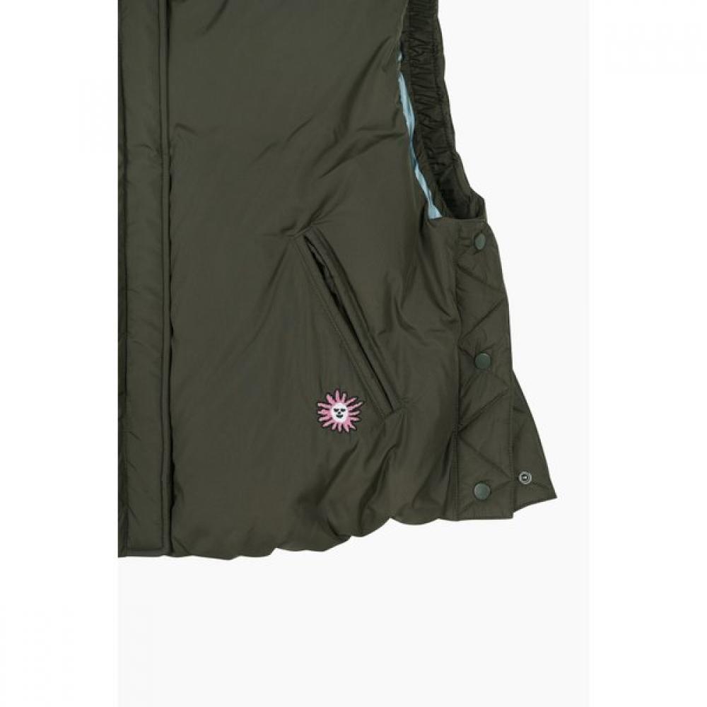 Benetton Duck Down Padding Vest With Gap Slit Bapdg5461