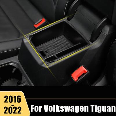 Středová úložná schránka na loketní opěrku auta pro Volkswagen Tiguan MK2 2016 2017 2018 2022 Zásobník na organizér kontejnerů