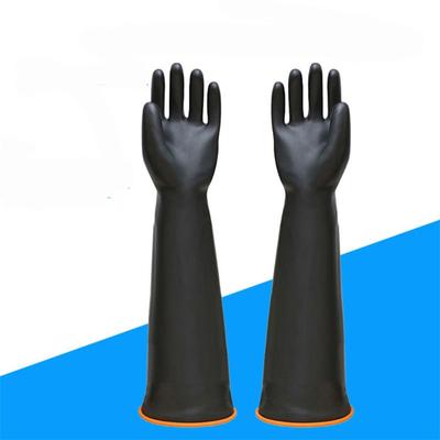 Reusable Chemical Resistant Gloves Resist Strong Acid and Alkali Latex Gauntlets  for Car Home Lab