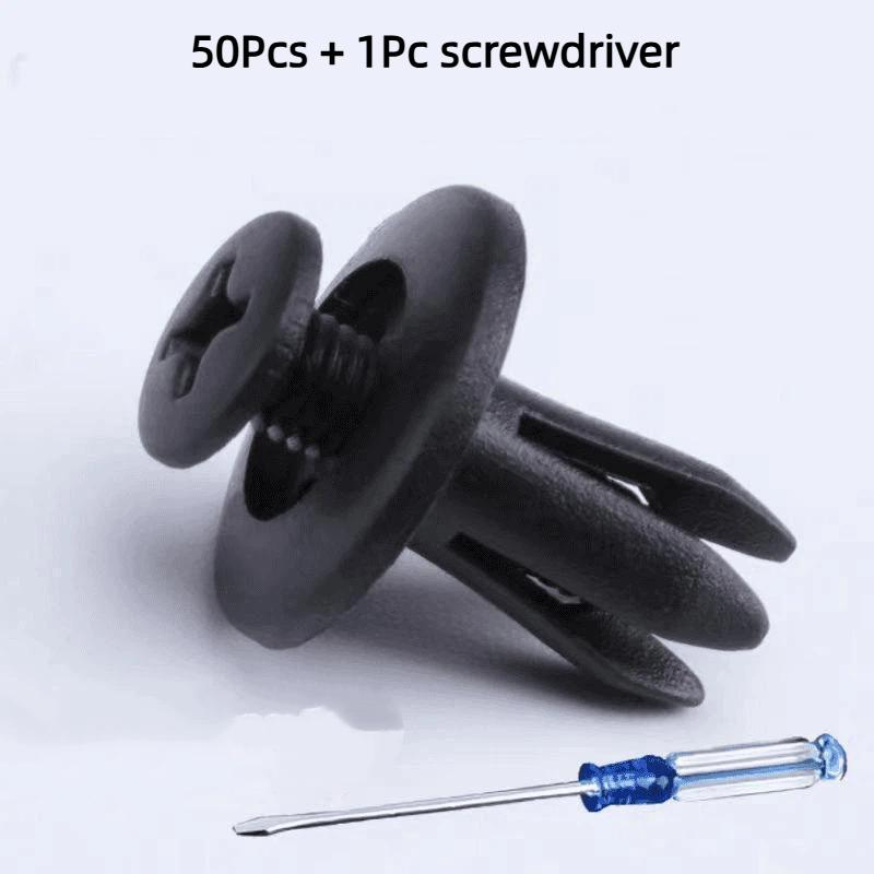 Car Push Retainer Rivet Clips 50/100/200 PCS Durable Nylon Plastic Easy Install for Auto  Bumper Trim Repair