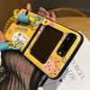 Rabbit Girl Applies To Motorola Razr11 Mobile Phone Case Folding Screen Cartoon Niche Ins Wind Messenger Lanyard Leat