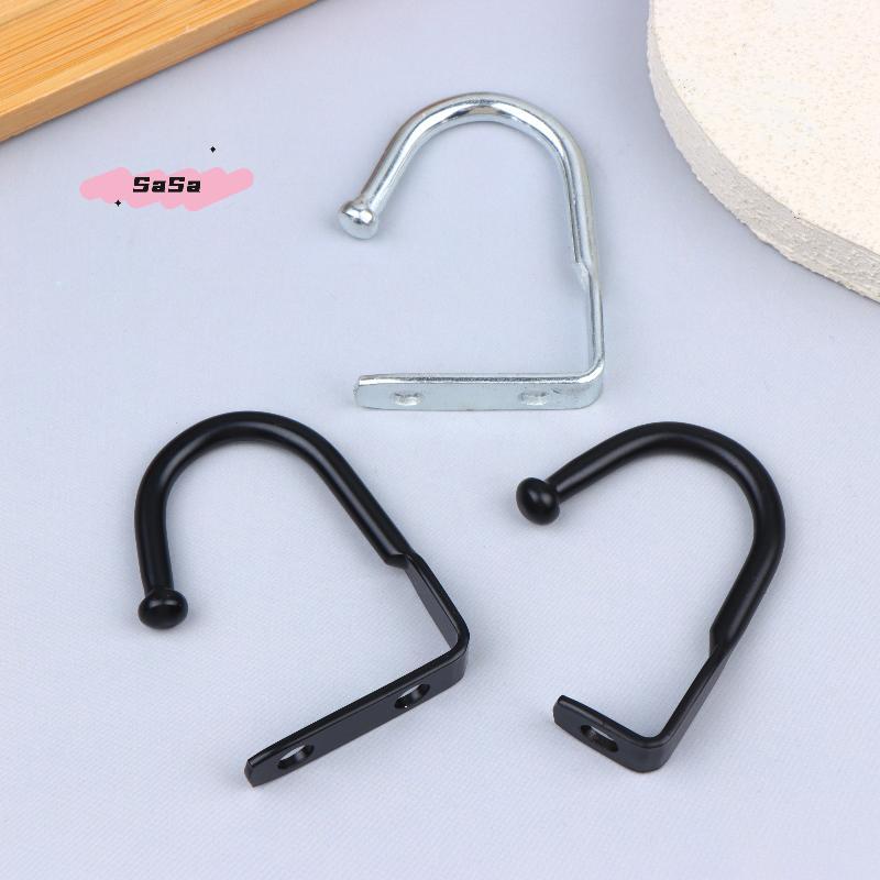S-Iron Hooks Single Ceiling Prong Hook Kitchen Closet Wall Mount Clothes Keys Hanger Heavy Duty Multi-Purpose Storage Hook