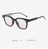 Blush GM Women's Eyeglass Frames Kub2116 - No Makeup Plano Anti-Blue Light Men's Transparent Black Frame