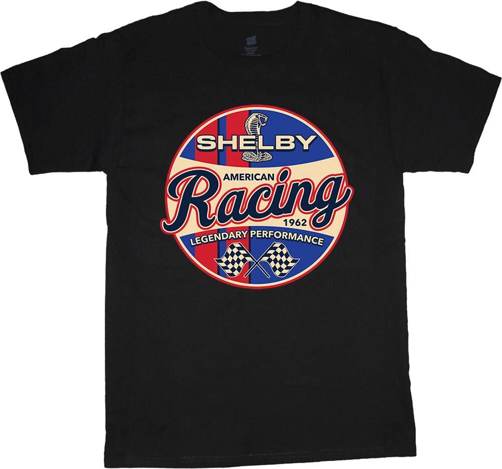Shelby Racing Ford Mustang T-shirt Mens Graphic Tees Clothing Car Guy Gifts Sign L