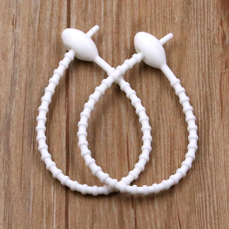 13 színű ovális fejű szilikon újrafelhasználható csavarózsinór és cipzáras kötegelő