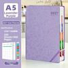 Embossed Cover 2027 English Planner Notebook Pen Holder Monthly Planner New Diary Notebook