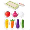 Cutting Fruits Toys Educational Playset Color Recognition Kitchen Accessories Pretend Play Foods for