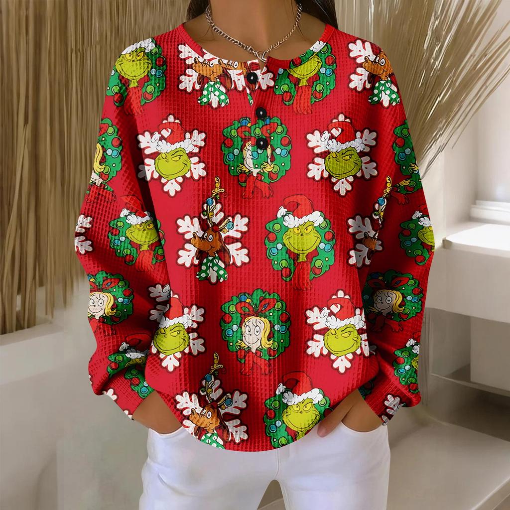 Dámské ležérní košile s dlouhým rukávem, topy na knoflíky s výstřihem do V, volný úplet, podzimní oblíbené pro ženy