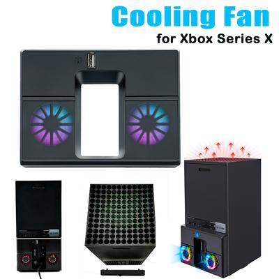 Vertical Cooling Fan RGB Colorful Cooling Stand Cooling System Accessories Cooling Fan Dock Station for Xbox Series X Console