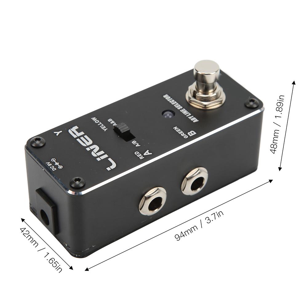 1pc ALR-3 Signal Switcher ALR-3 Guitar Effect Pedal Foot Peda Line Selector Guitar Pedal Electric Guitars Pedals For Clear Tone