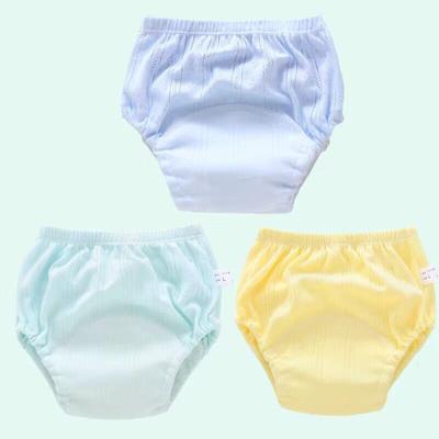 3PC Baby Cotton Training Pants Panties Cloth Diapers Reusable Toolder Nappies Diaper Baby Underwear