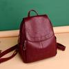 Women PU Leather Backpack Large Capacity Anti Theft School Backpack Casual Travel Daypack Fashion Shoulder Bag for Ladies