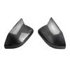 LHD For Ford Explorer 2020-2025 Car Sticker Rearview Side Mirror Cover Wing Cap Exterior Door Rear View Case Trim Carbon Fiber