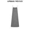 UR 2025 Spring Casual Workwear Drawstring Camisole Dress