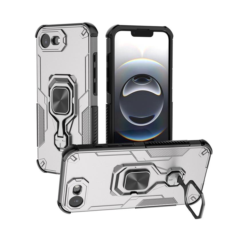 For iPhone 16e Case Shockproof Magnetic Armor Phone Cases for  iPhone 16 E SE 4 2025 Iphone 16e 5G Kicksatnd Back Cover Fundas