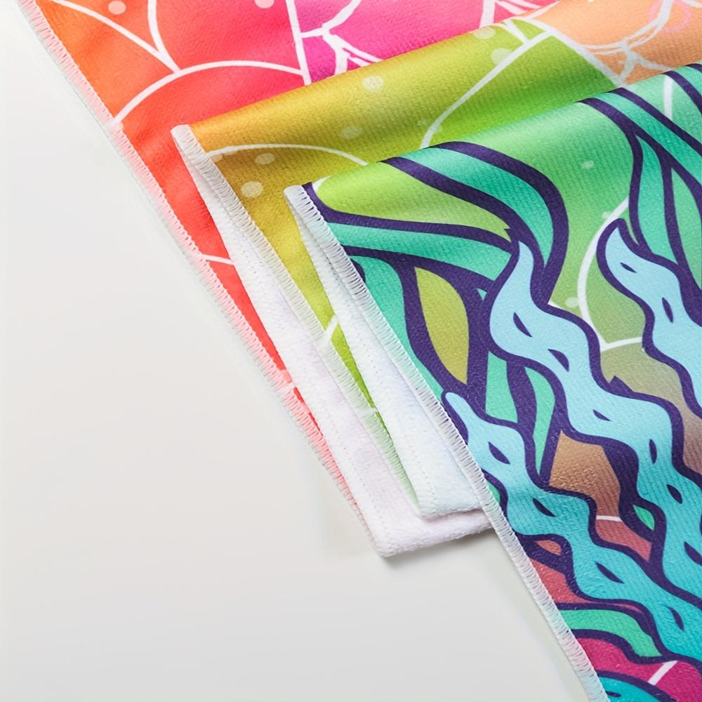 1 Simple And Stylish Animal-Themed Beach Towel, Made Of Microfiber, Quick-Drying And Water-Absorbent, Large Size Beach Towel