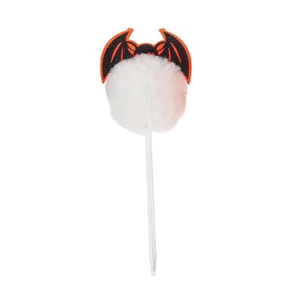 Halloween Plush Ball Pen Cute Halloween Pumpkin Ballpoint Pen Creative Shape Ballpoint Pen Children's Stationery 2ml