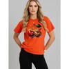 Summer  Round Neck Top Fashion Casual Loose Apple Print Simple Versatile T-Shirt Women Clothes