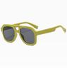 Vintage Aviation Sunglasses Men Women Retro Large Frame Driving Glasses Square Eyewear UV400 Shades