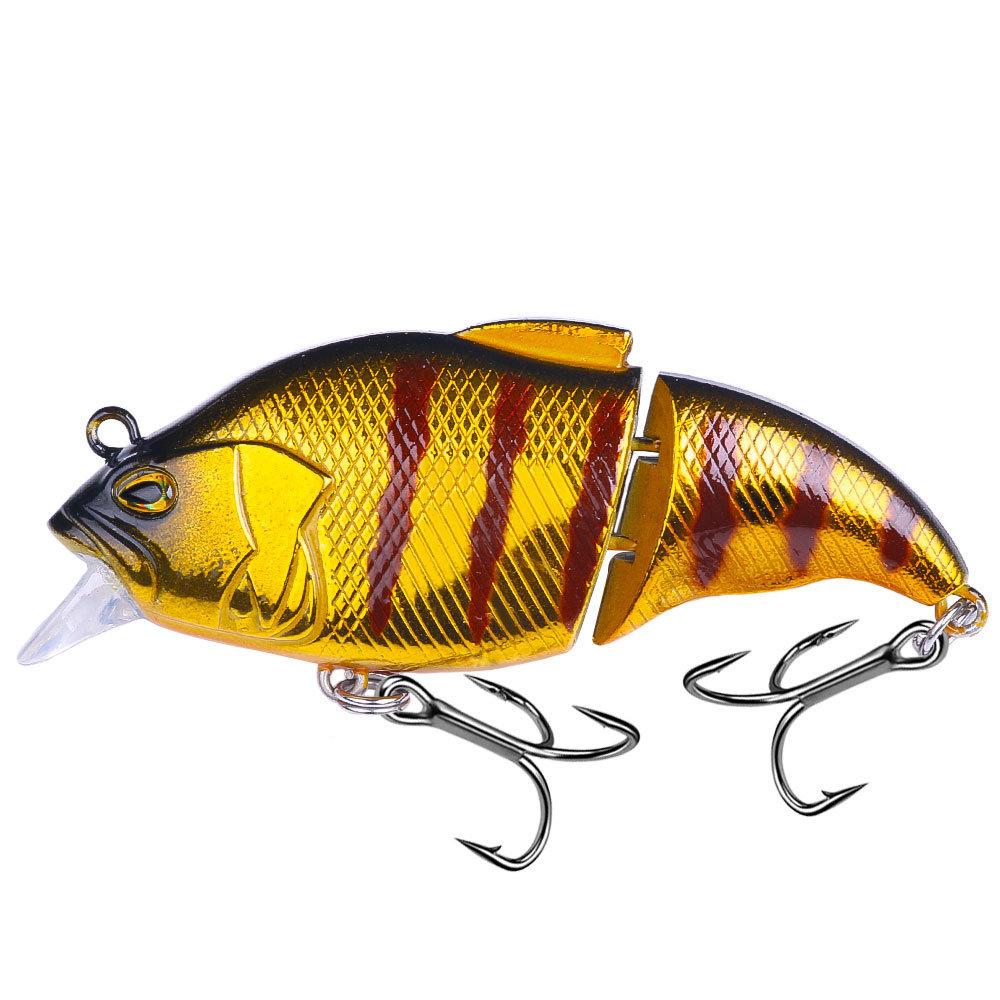 Lure Bait Full Water Layer Simulation Double Joint FishVIB7.5cm12g6No. Hook Long Casting Bass Carp Topmouth Culter Artificial Ba