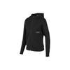 Hooded Letter Print Long Sleeve Jacket Women Jackets Black P323W017-0018