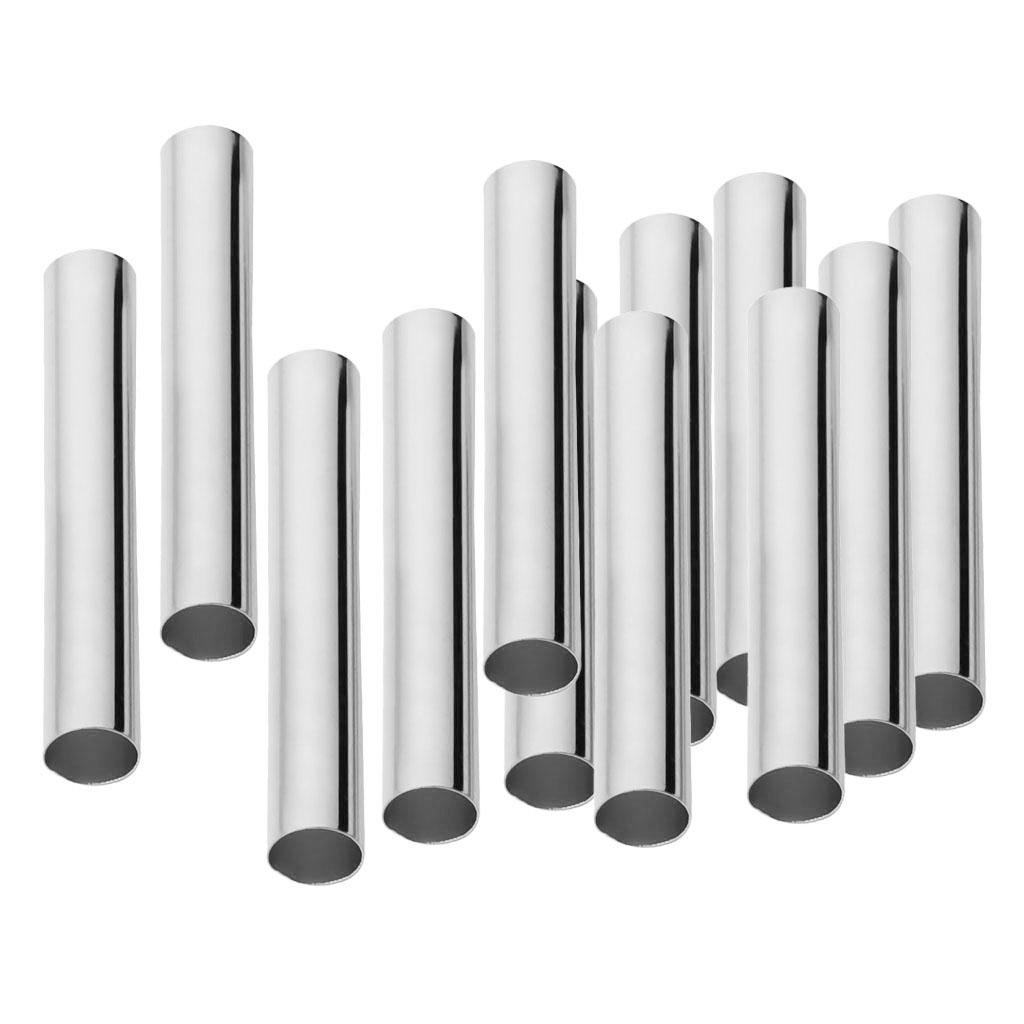 100 ks měděné rovné hladké dlouhé trubkové korálky 30 mm, 4 mm zlaté