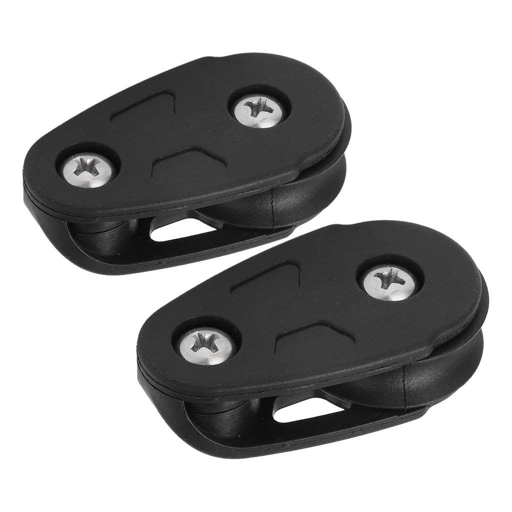 2 Pcs Kayak Pulley Heavy Duty Nylon Sturdy UV Resistance Marine Pulley Block Sheave for Ship Yacht Canoe