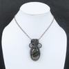 Labradorite Pendant Copper Wire Wrapped Gemstone Pendant Handmade Labradorite Jewelry Anniversary Gift For Mom Copper Wire Designer Pendant