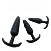 3 Sizes 100% Soft Silicone Adult Plug Butt Plugs Adult Sex Toy for Men Women Gay Unisex Couples Anal Prostate Trainer Massager