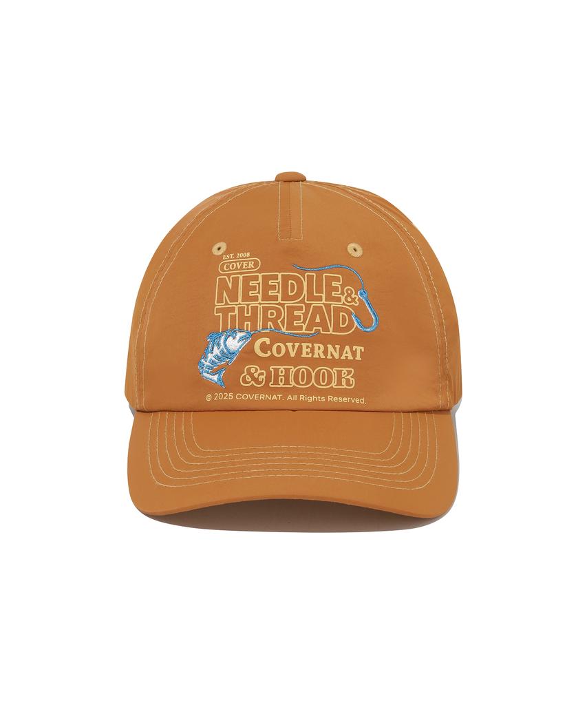 COVERNAT Artwork Graphic Nylon Cap Mustard