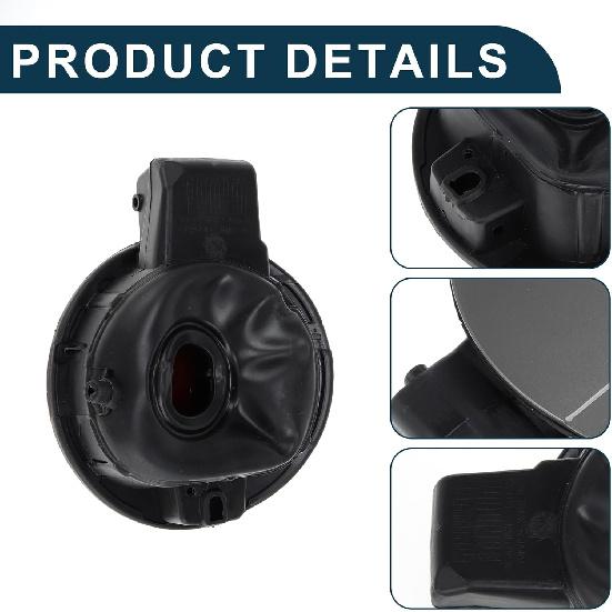 Brandstoftankdeksel voor Volkswagen Golf 6 2010-2013 Brandstofvuldop Klep Cover Clip Type Nr. 5K6809857C Grijs ABS