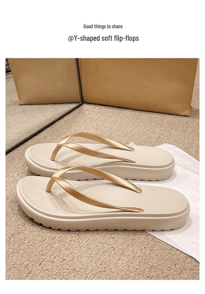 Women's 2026 Summer Anti-slip High-grade Flip-flops for Indoor & Outdoor Use