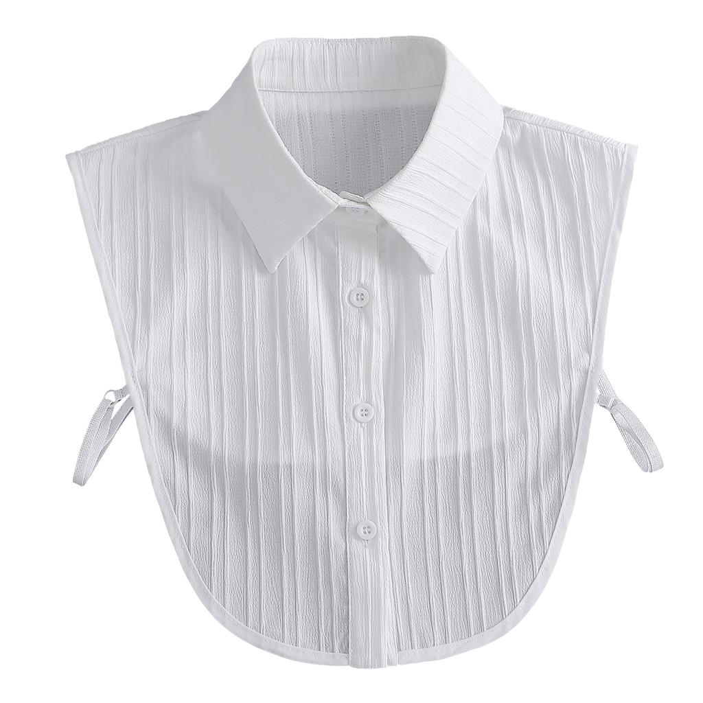 Perfect Match Girls Shirt Detachable Collar For Women Lapel Blouse Tops Fake Collar Neckwear Decorative Female Removable Lapel Flase Collar