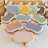 Adorable Summer Ice Silk Plush Goose Pillow Soft Support Cushion For Kids And Office