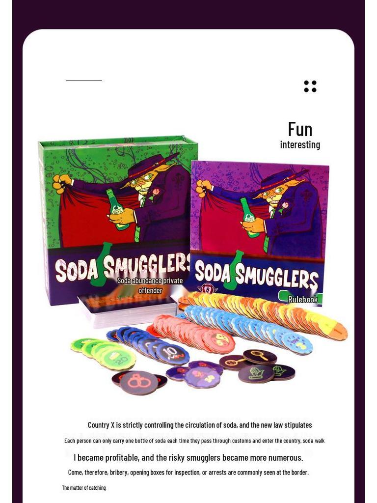 Sheriff of Nottingham: Soda Smugglers Card Game for 3-8 Players