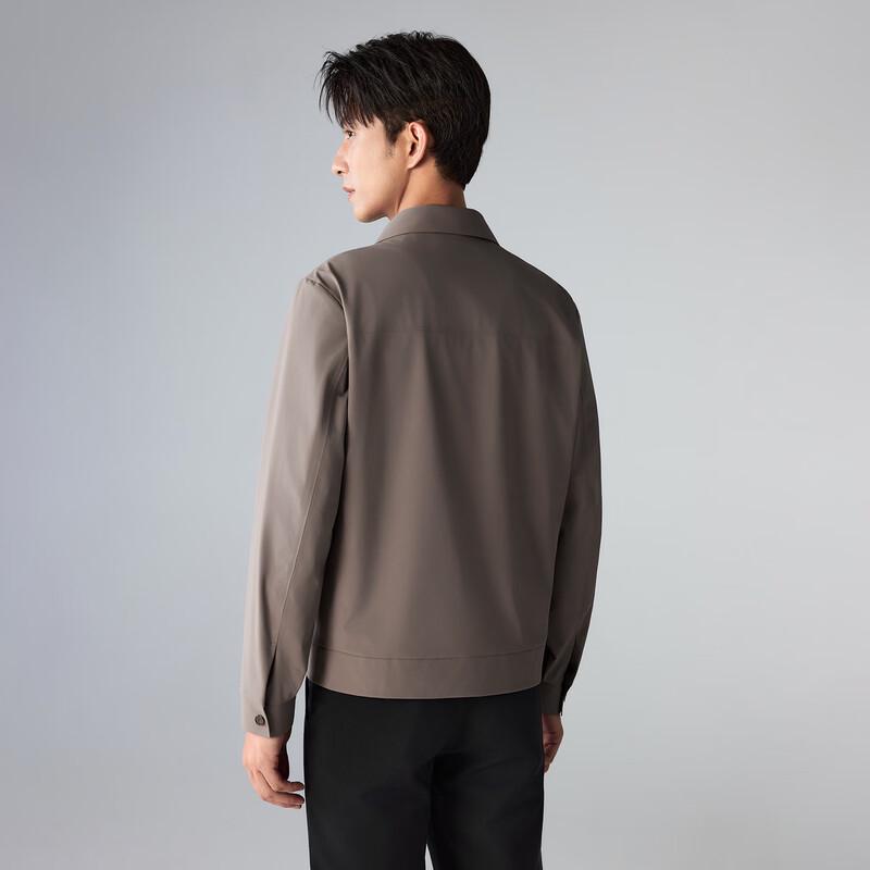 Lilang Men's Business Silk Blend Lapel Jacket