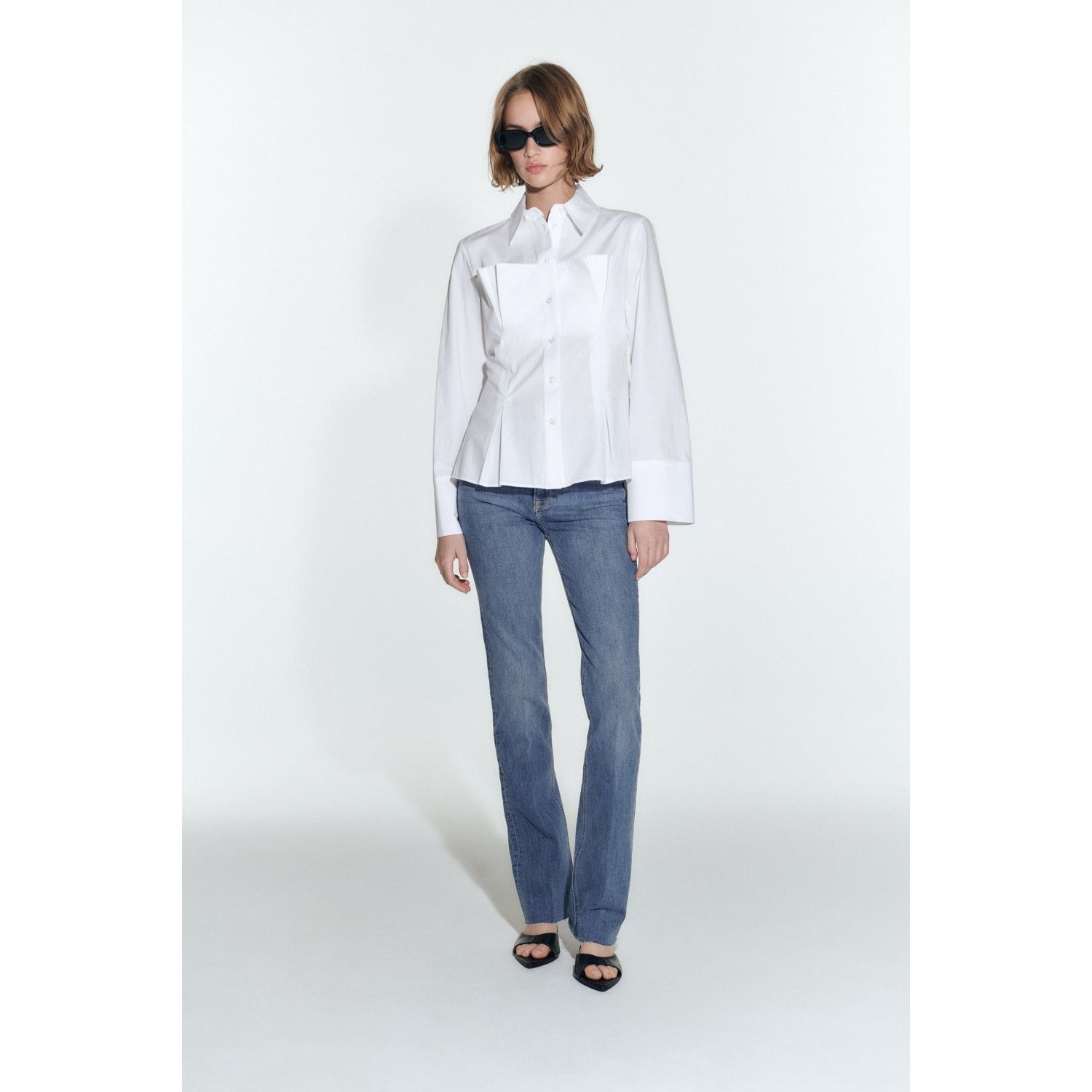 

POPLIN CORSET SHIRT