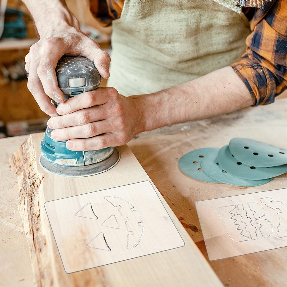 Pumpkin Ghost Bats Face Decorative Painting Stencils Acrylic Embossing Die Cuts Stencils Carving Stencils Wood Walls Art Decor