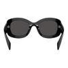 Prada Irregular Frame Sunglasses With Logo Women sunglasses Black SPR-A13F-1AB5S0