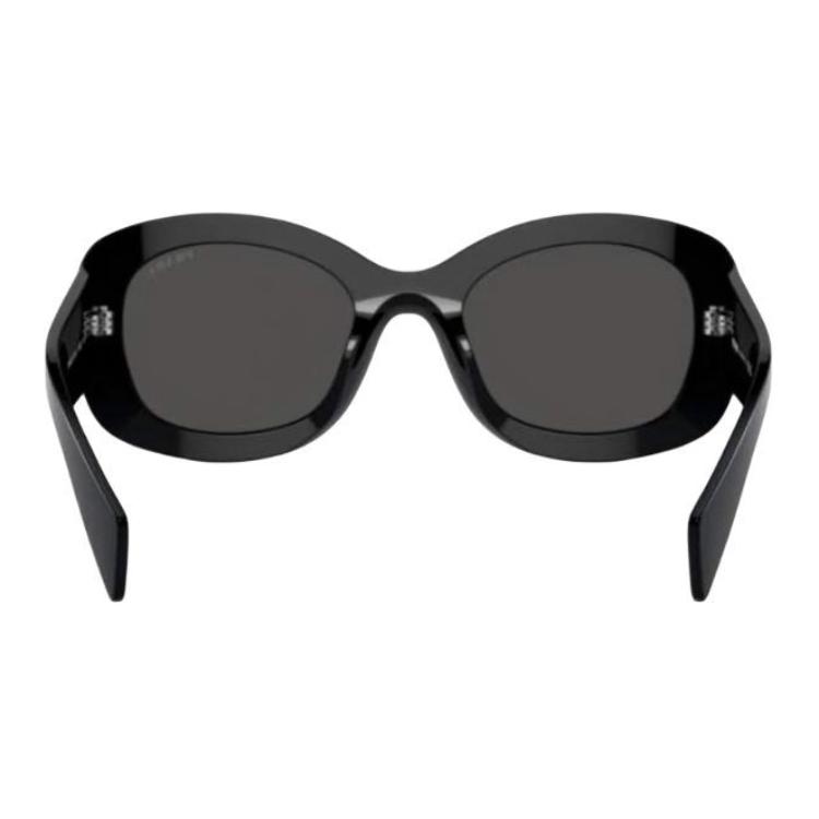 Prada Irregular Frame Sunglasses With Logo Women sunglasses Black SPR-A13F-1AB5S0