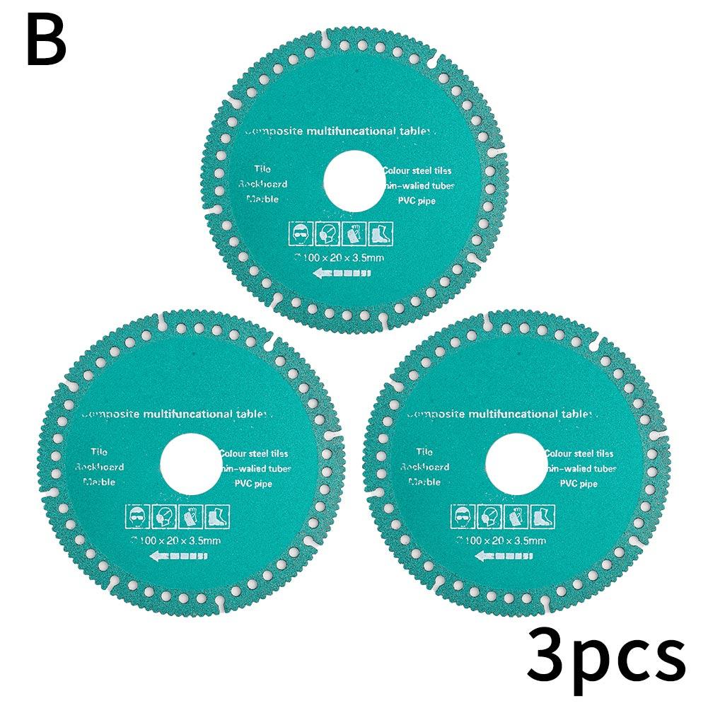 100mm Ultra-thin Saw Ceramic Tile Glass Cutting Disc Grinder Composite Saw Cutting For Angle I1S9