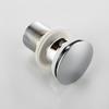 Bagnolux Polished Silver Bathroom Basin Drainer Short Round Pop-Up Durable  Easy To Clean Hotel Sink Drainer