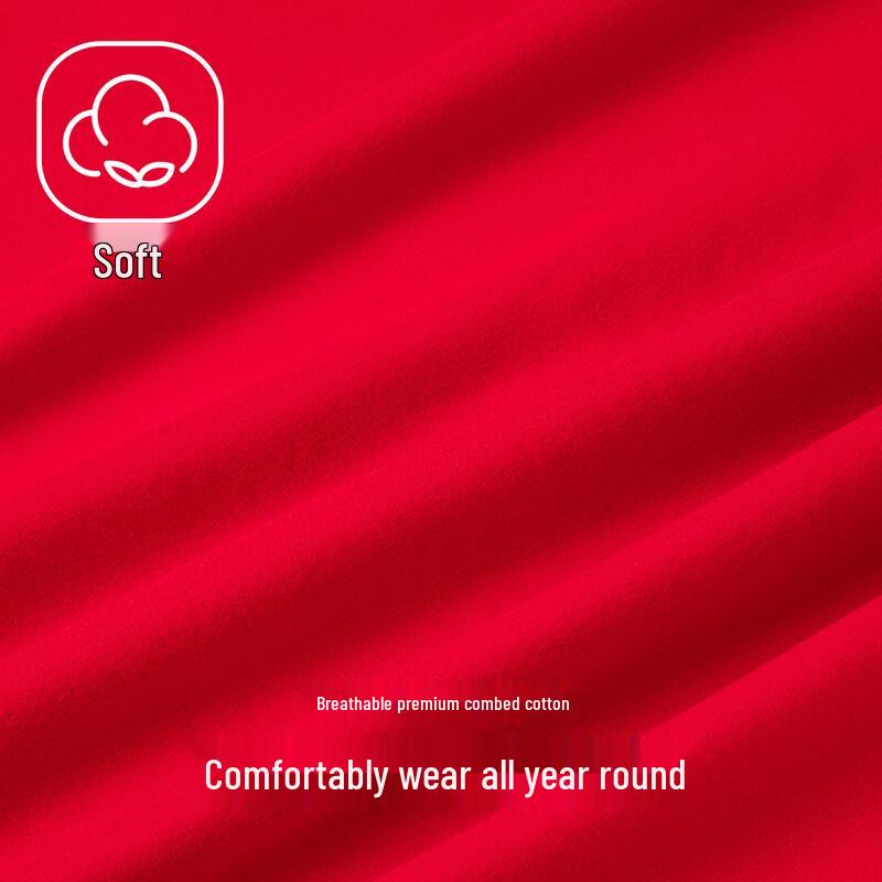 HLA Women's Red Cotton Antibacterial Briefs 3-Pack