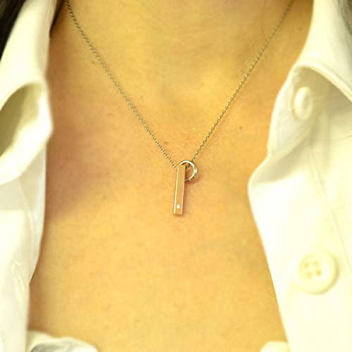 fe-fe×phiten Fe-fe Titanium Necklace, Phiten Pink Gold, Women's, Size 46, Diamond, Set of 2 (Necklace and Kotobuki Jewelry Polishing Cloth)