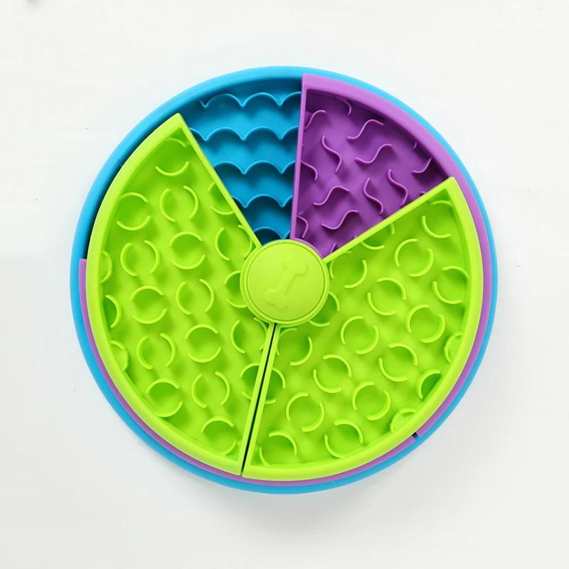 

Dog Puzzle Slow Feeder Interactive Dog Puzzle Game 3 Layers Detachable Slow Eating Dog Bowl Anti-anxiety Dog Feeder Bowl