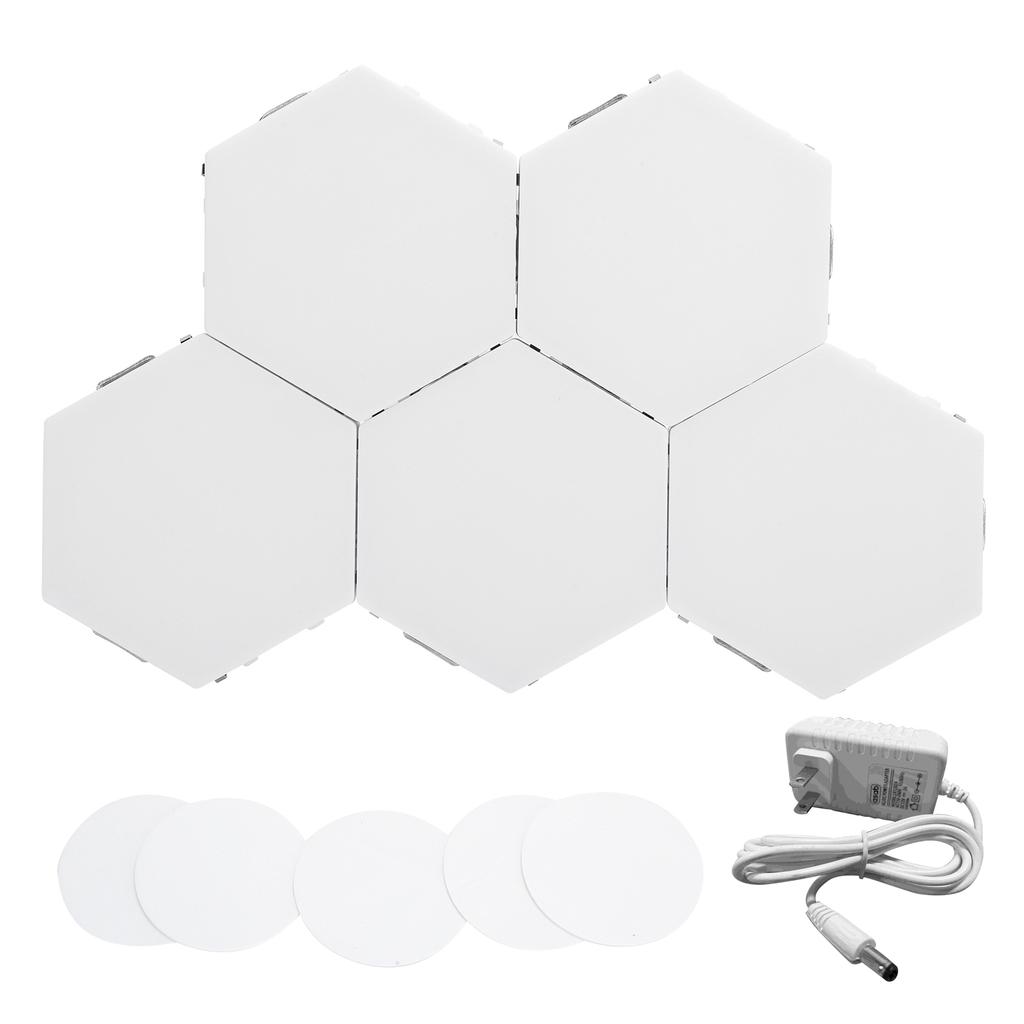 Hex LED Touch Light Decoration Wall Light for Barber Shop Living Room Hotel 110‑240VUS Plug