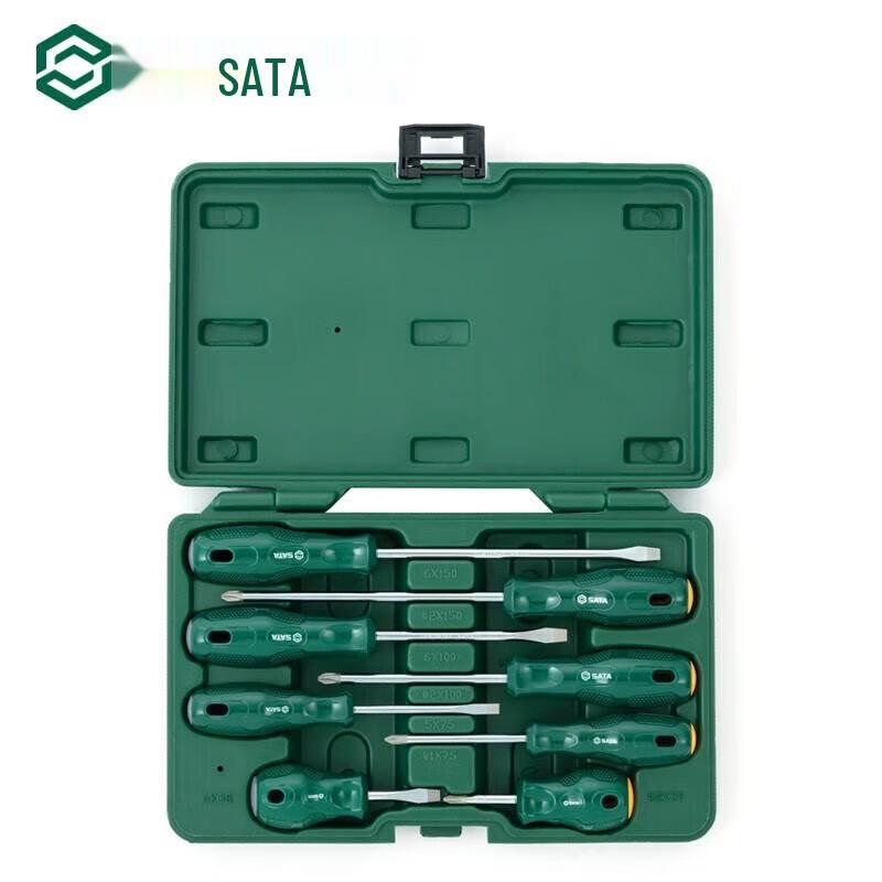 SATA A-Series 8-Piece Slotted & Phillips Screwdriver Set