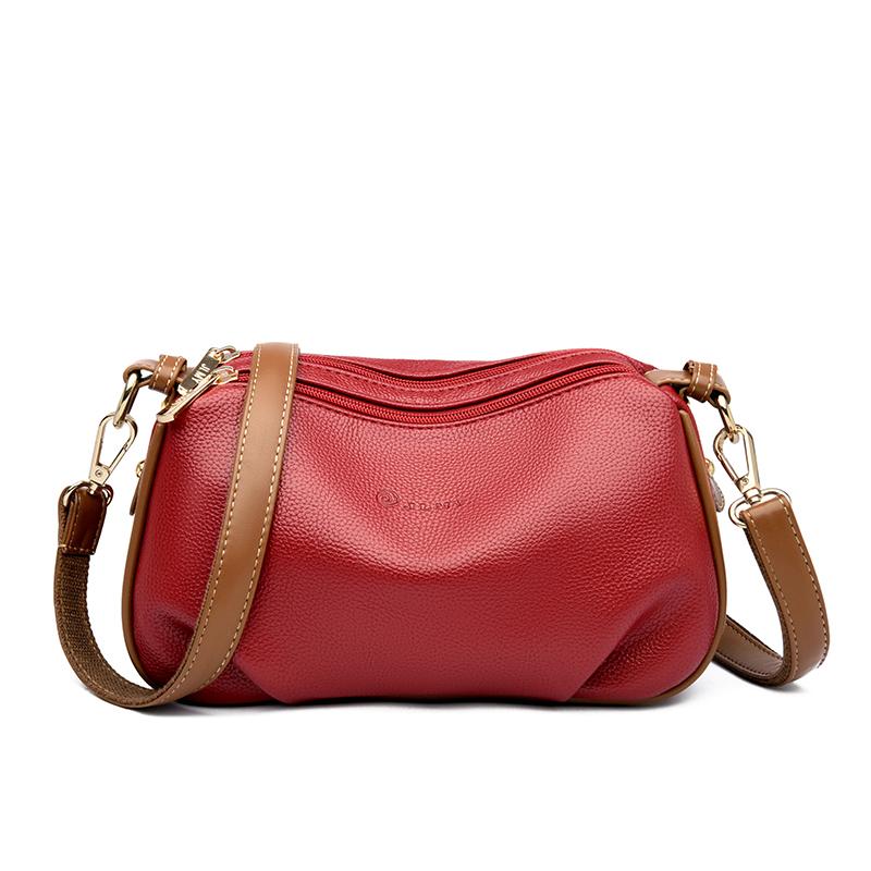 Luxury High Quality Women Messenger Bag Famous Designer Lady Shoulder Bags Fashionable Pu Leather Trendy Crossbody Bolsas Sac A